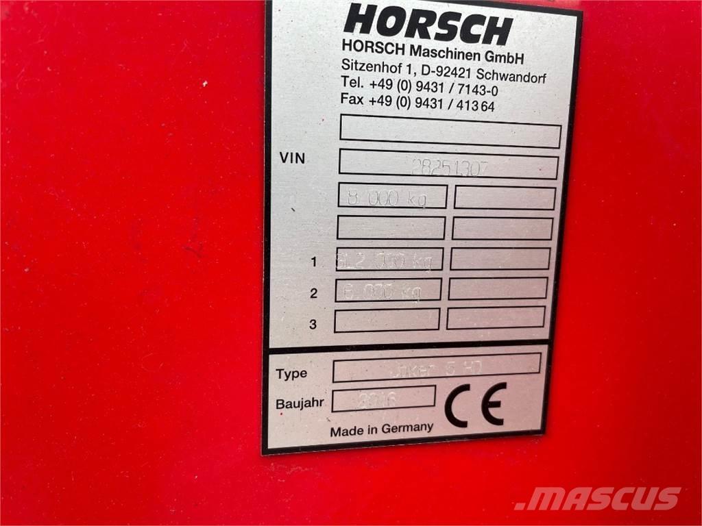 Horsch Joker 5 HD Disku lobītāji/ecēšas