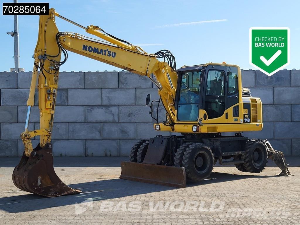 Komatsu PW148 -8 Ekskavatori uz riteņiem