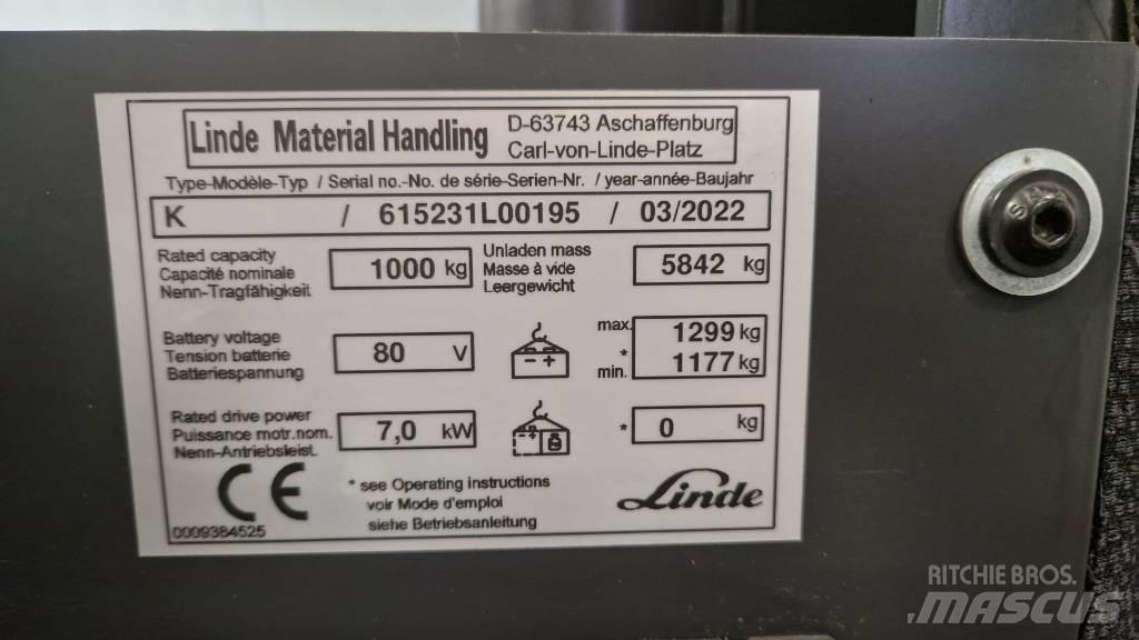 Linde K Elektriskie iekrāvēji
