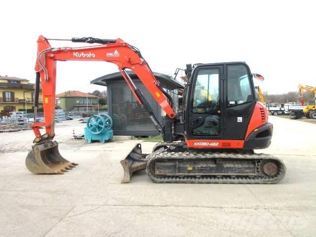 Kubota KX 080-4a2 Kāpurķēžu ekskavatori