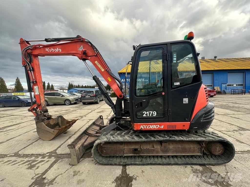 Kubota KX-080-4 Mini ekskavatori < 7 t