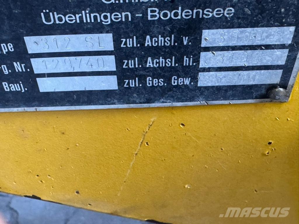 Kramer-allrad 312 SL Iekrāvēji uz riteņiem