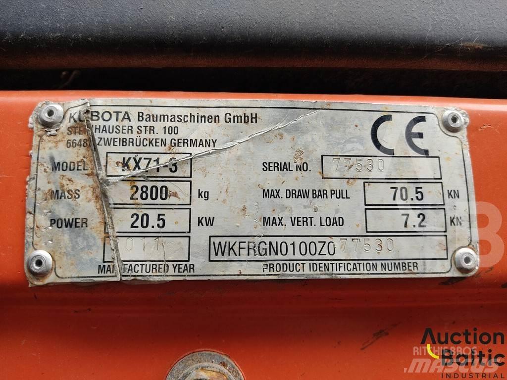 Kubota KX 71-3 Mini ekskavatori < 7 t