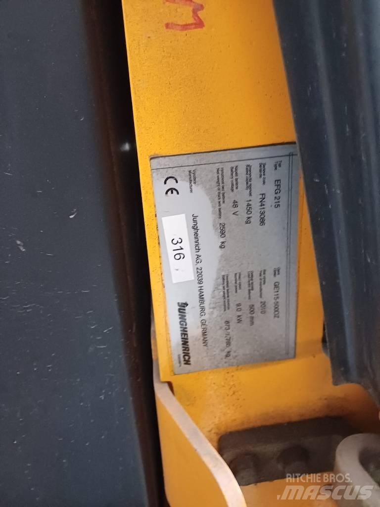 Jungheinrich EFG215 Elektriskie iekrāvēji
