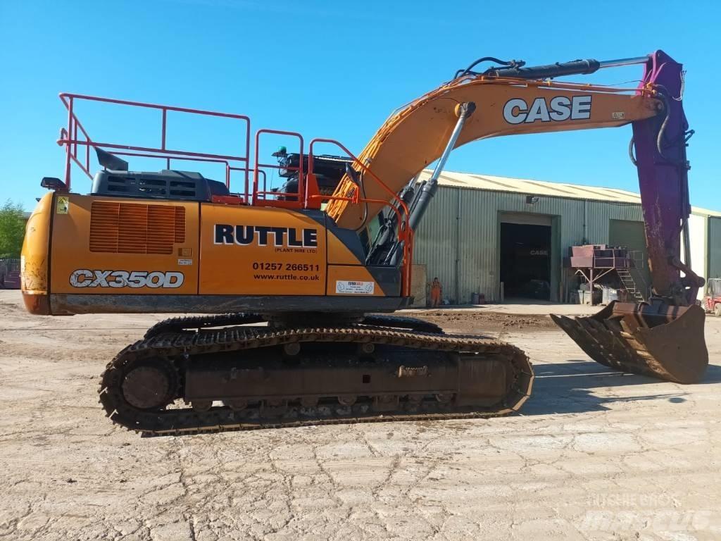 CASE CX350D Kāpurķēžu ekskavatori