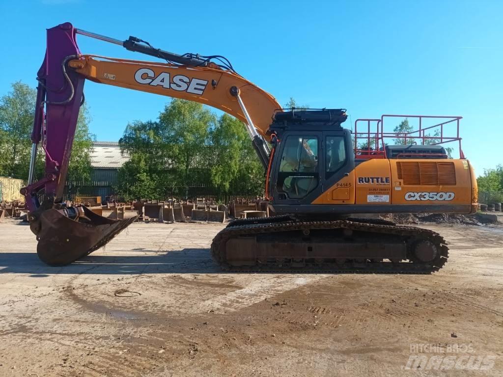 CASE CX350D Kāpurķēžu ekskavatori