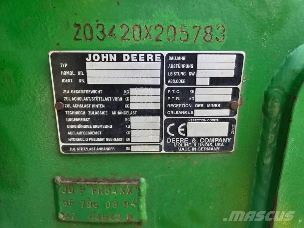 John Deere 3420 Lauksaimniecības pacēlāji