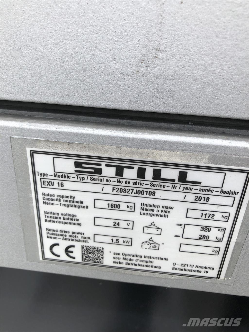 Still EXV 16 Pašgājēji krautnētāji