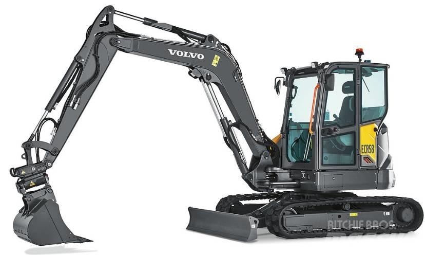 Volvo ECR58F NY/NEW Mini ekskavatori < 7 t
