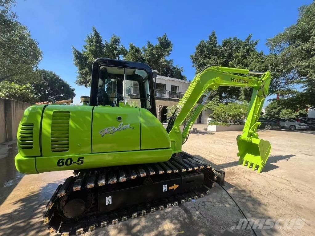 Hyundai R60-5 Kāpurķēžu ekskavatori