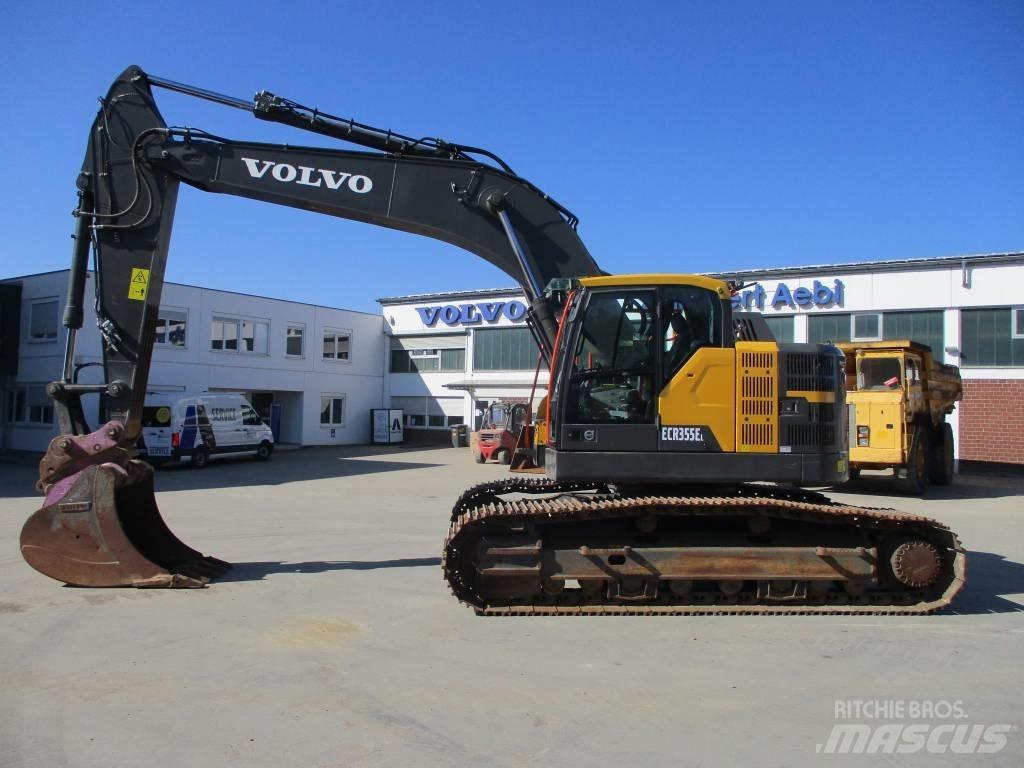 Volvo ECR 355 EL Kāpurķēžu ekskavatori