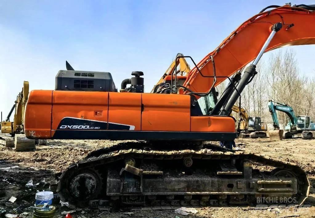 Doosan DX 500 LC Kāpurķēžu ekskavatori