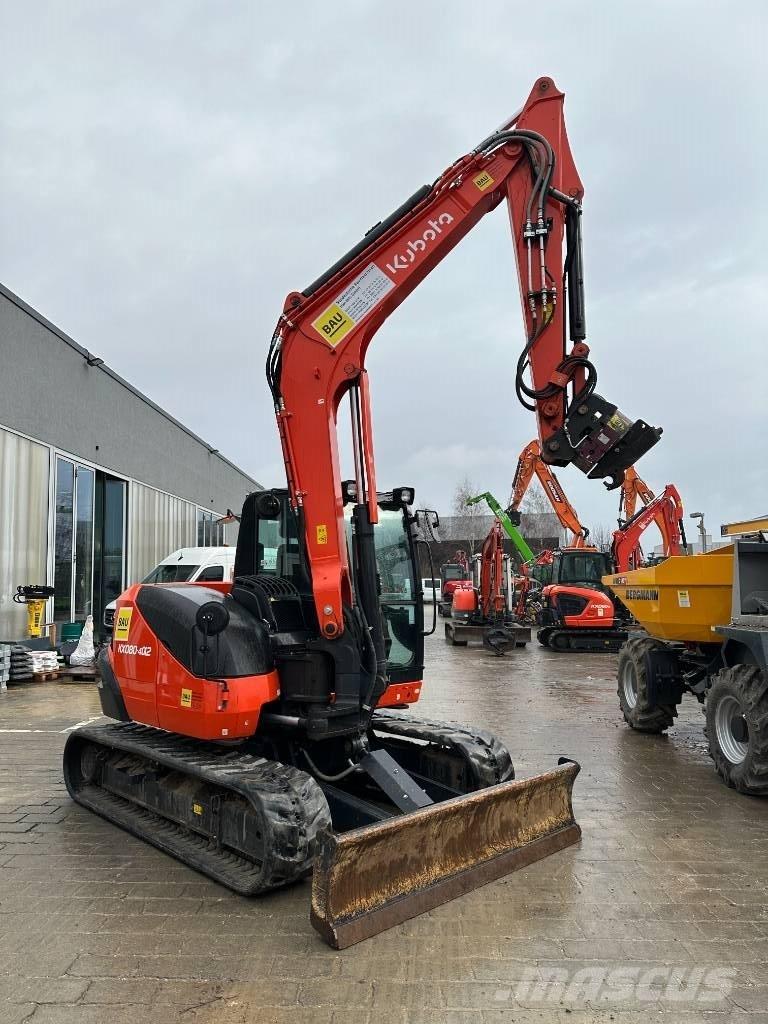 Kubota KX 080-4 Vidēja lieluma ekskavatori 7 t - 12 t