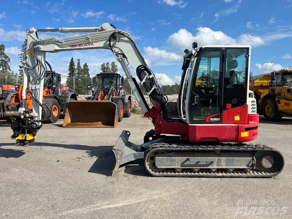 Takeuchi TB280FR Vidēja lieluma ekskavatori 7 t - 12 t