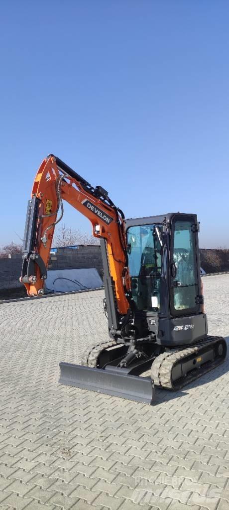 Develon DX 27 Z-7 Mini ekskavatori < 7 t