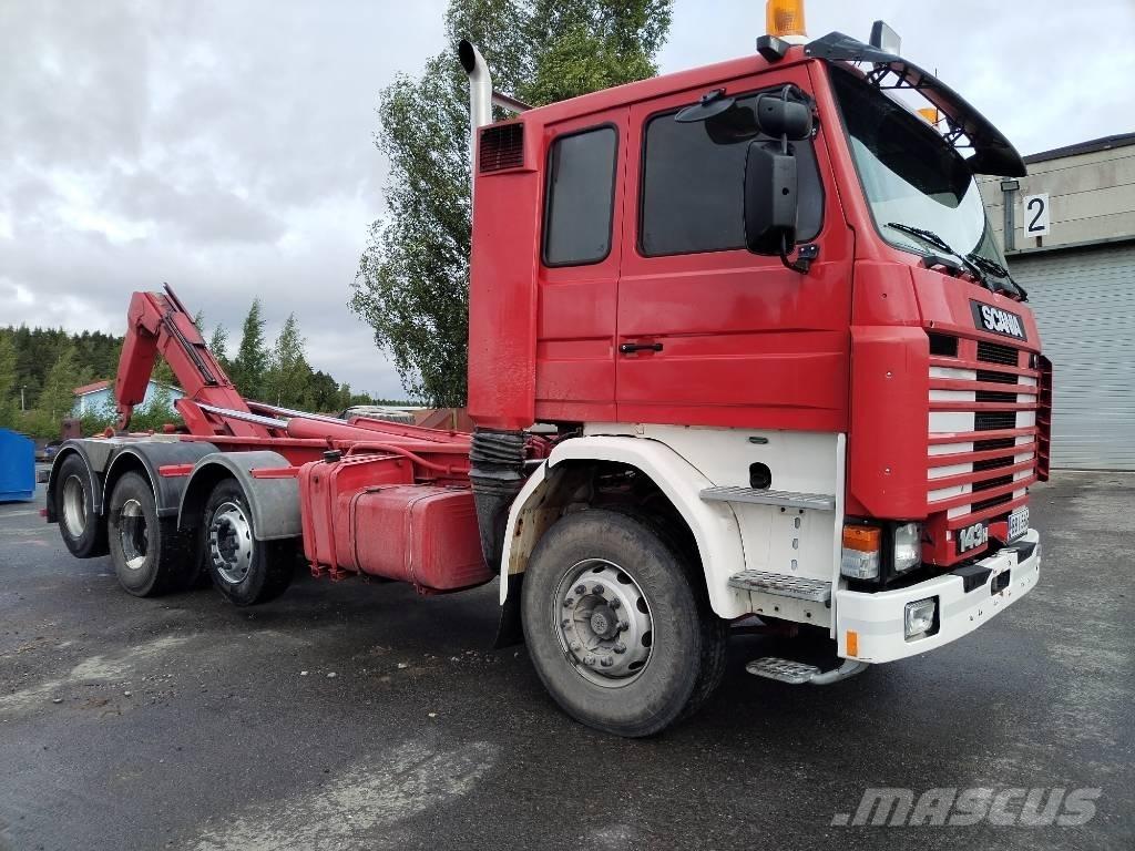 Scania 143 H Treileri ar āķi