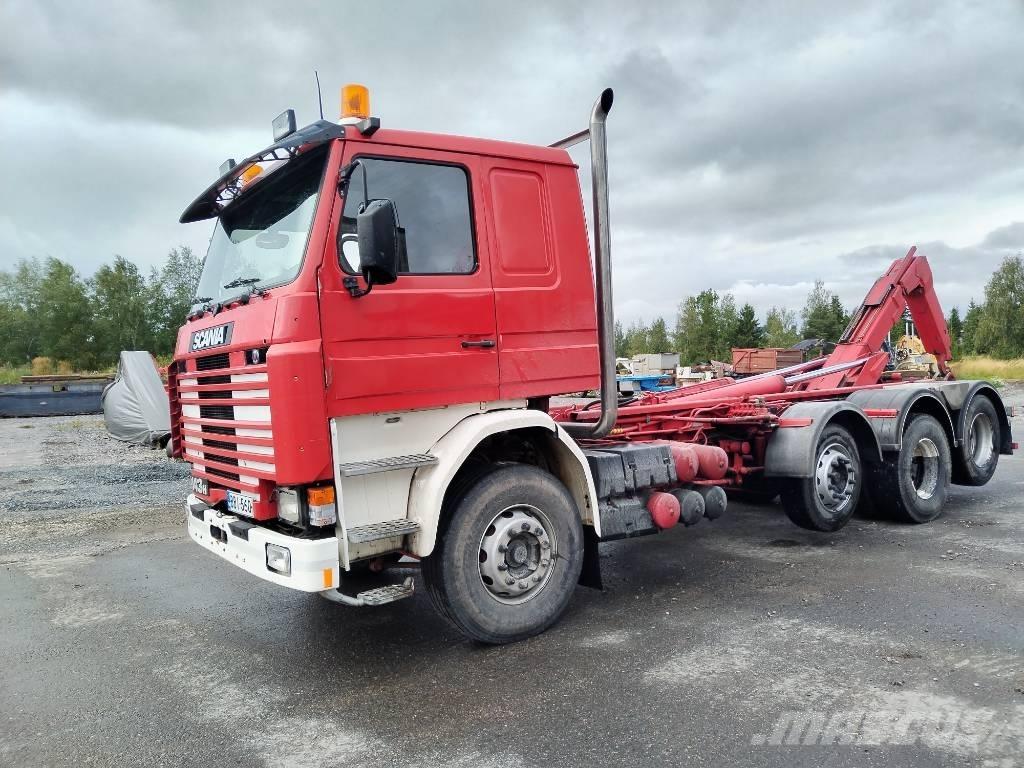 Scania 143 H Treileri ar āķi