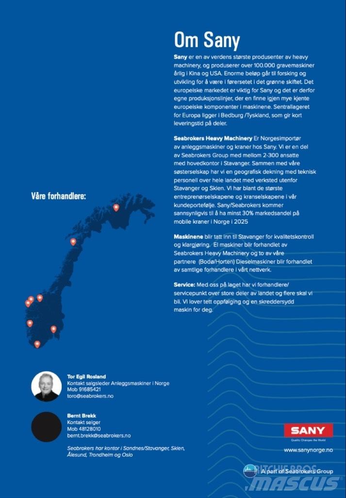 Sany electric 215E Kāpurķēžu ekskavatori