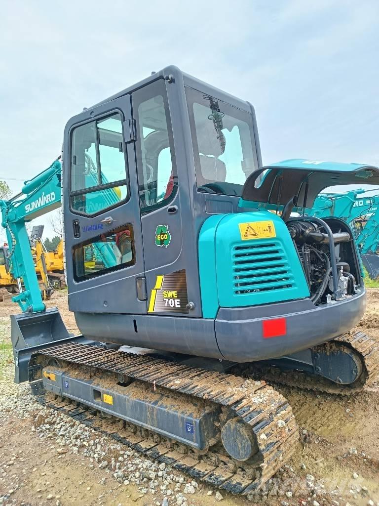 Sunward SWE 70 Kāpurķēžu ekskavatori