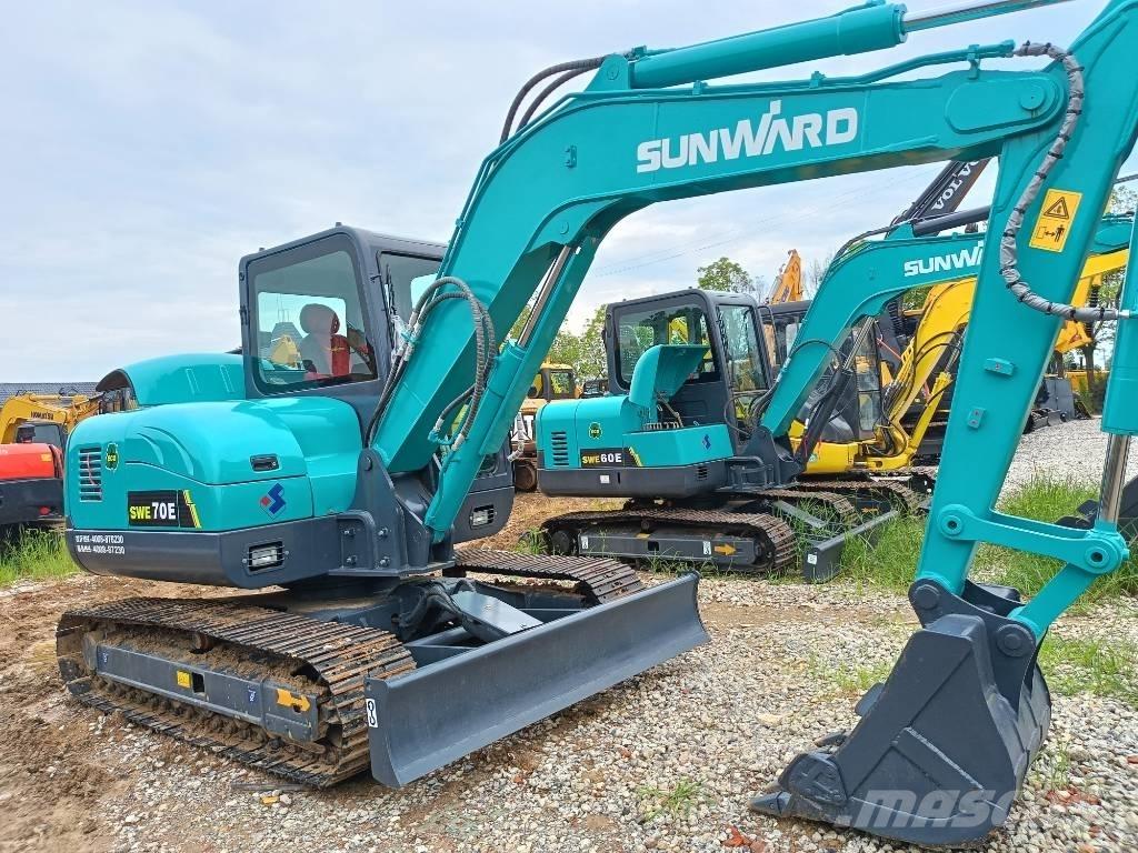 Sunward SWE 70 Kāpurķēžu ekskavatori