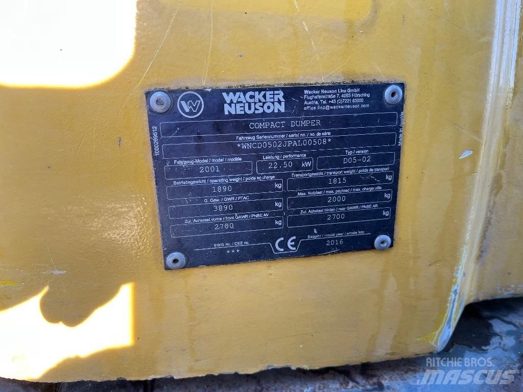 Wacker Neuson 2001 Mini pašizgāzēji