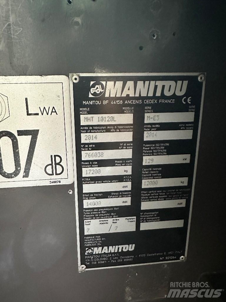 Manitou MHT 10120 L Teleskopiskie manipulatori
