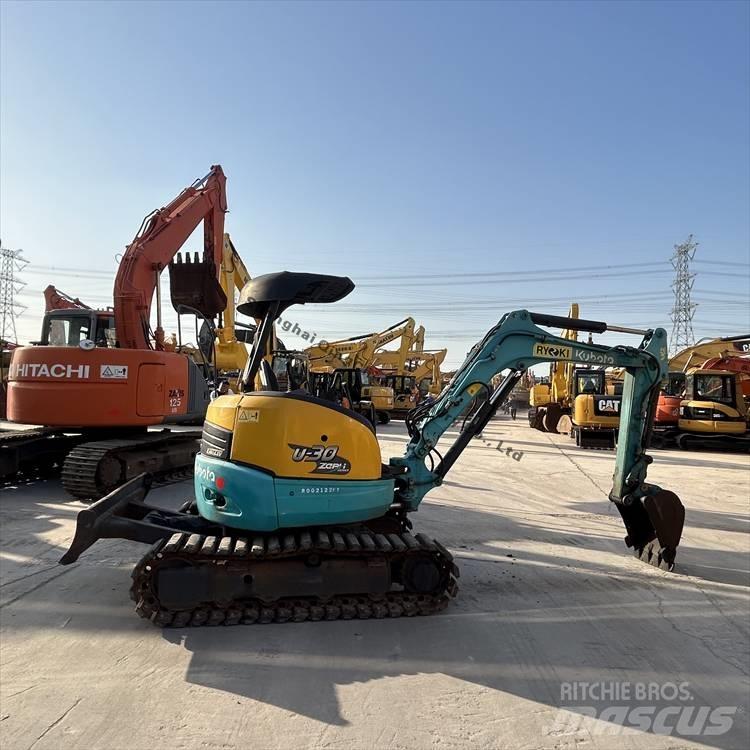 Kubota 30 Kāpurķēžu ekskavatori
