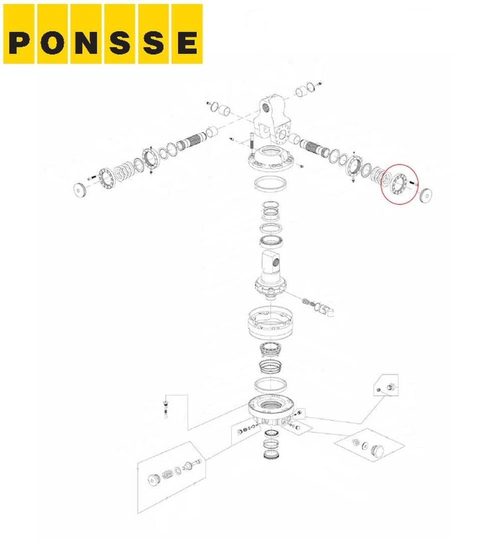 Ponsse 0060881 Krāni