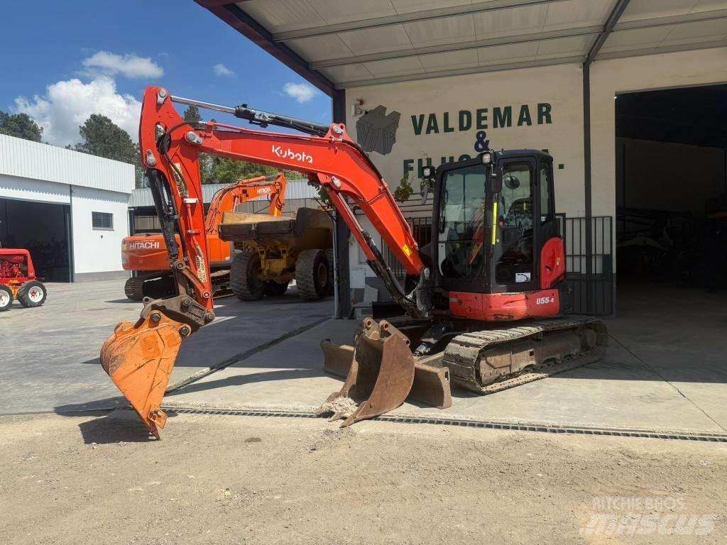 Kubota U 55-4, U55 Mini ekskavatori < 7 t