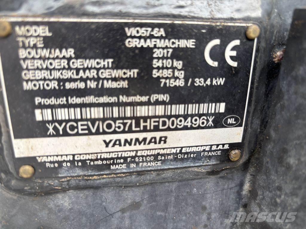 Yanmar YAN VIO57 Mini ekskavatori < 7 t