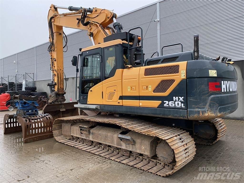 Hyundai HX260 Kāpurķēžu ekskavatori