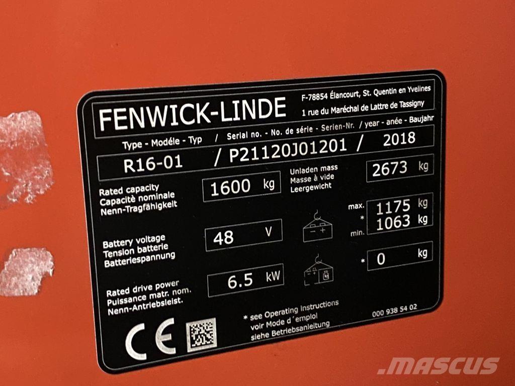 Linde R16-01 Lielaugstuma pārvadātājs