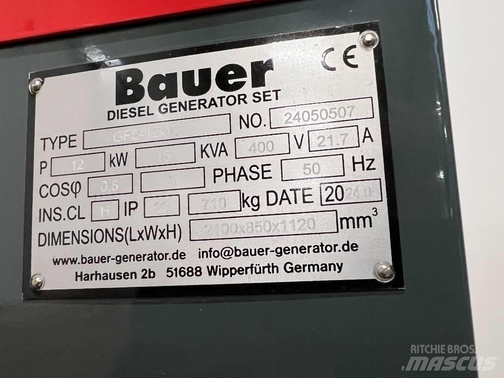 Bauer GFS-12 Dīzeļģeneratori