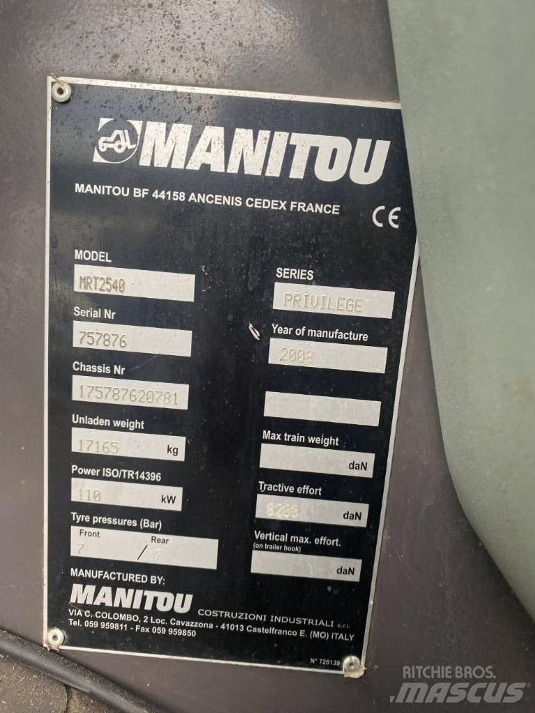 Manitou MRT 2540 Teleskopiskie manipulatori