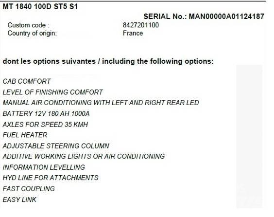 Manitou MT 1840 Teleskopiskie manipulatori