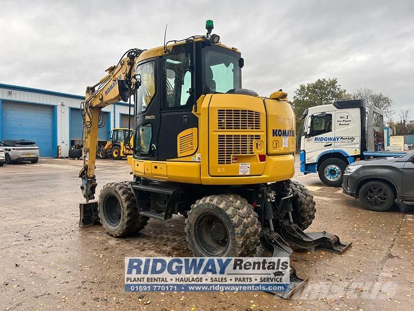 Komatsu PW 98 MR-11 Ekskavatori uz riteņiem