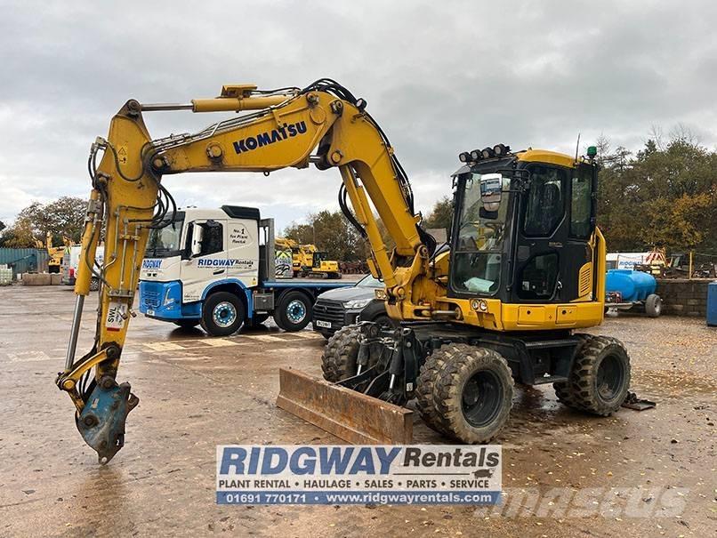 Komatsu PW 98 MR-11 Ekskavatori uz riteņiem