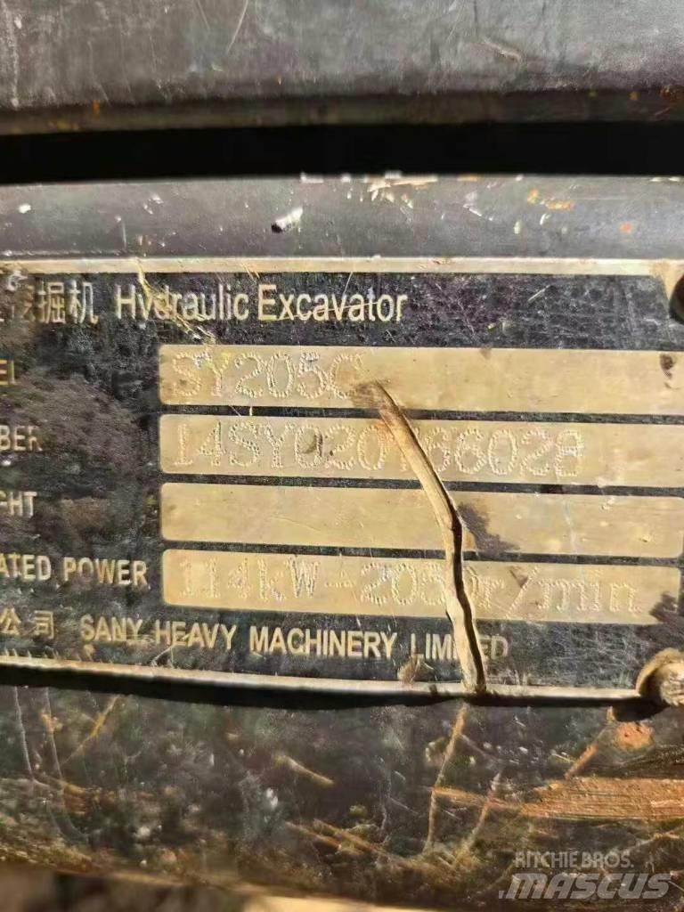 Sany SY 205 C Kāpurķēžu ekskavatori