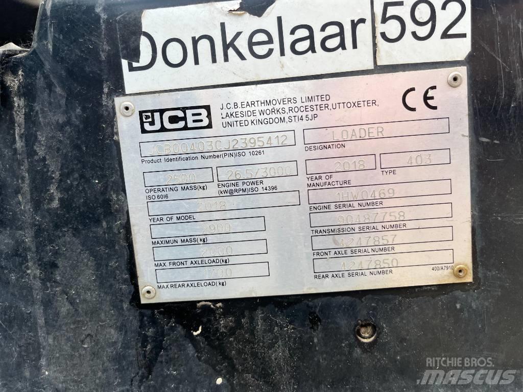 JCB 403 Mini iekrāvēji