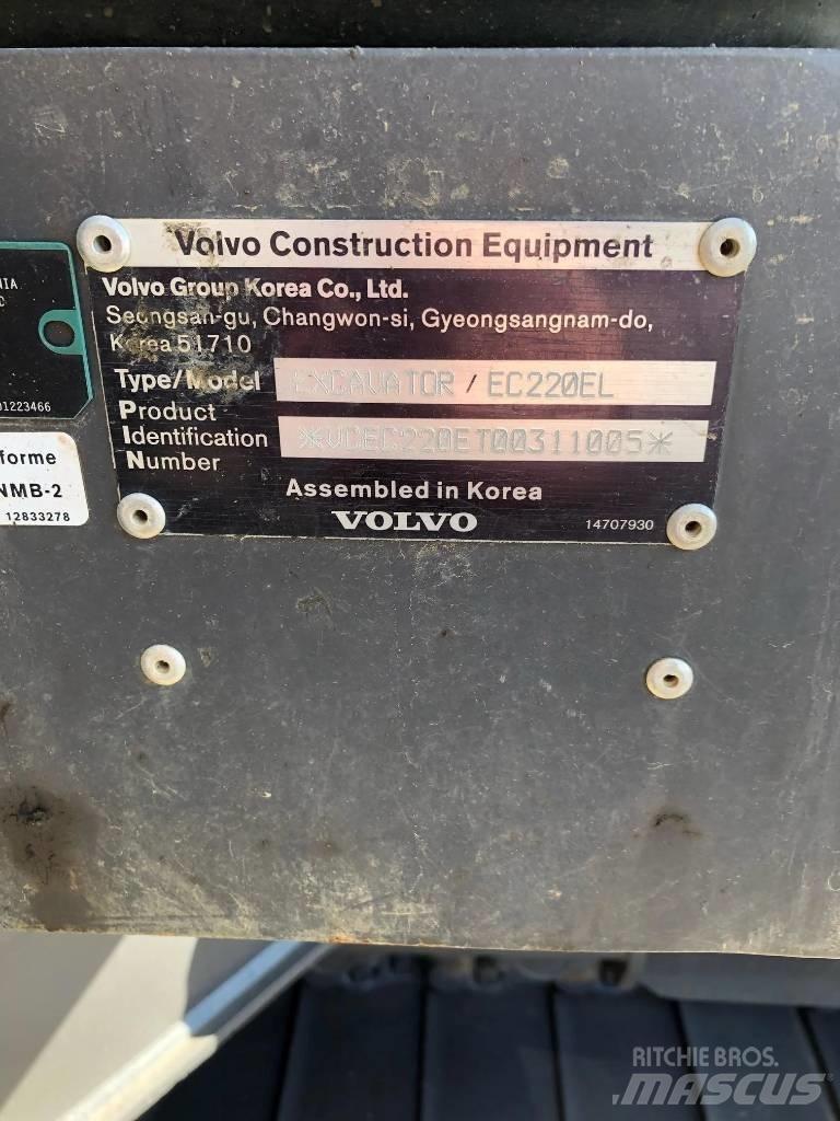 Volvo EC 220 EL Vidēja lieluma ekskavatori 7 t - 12 t