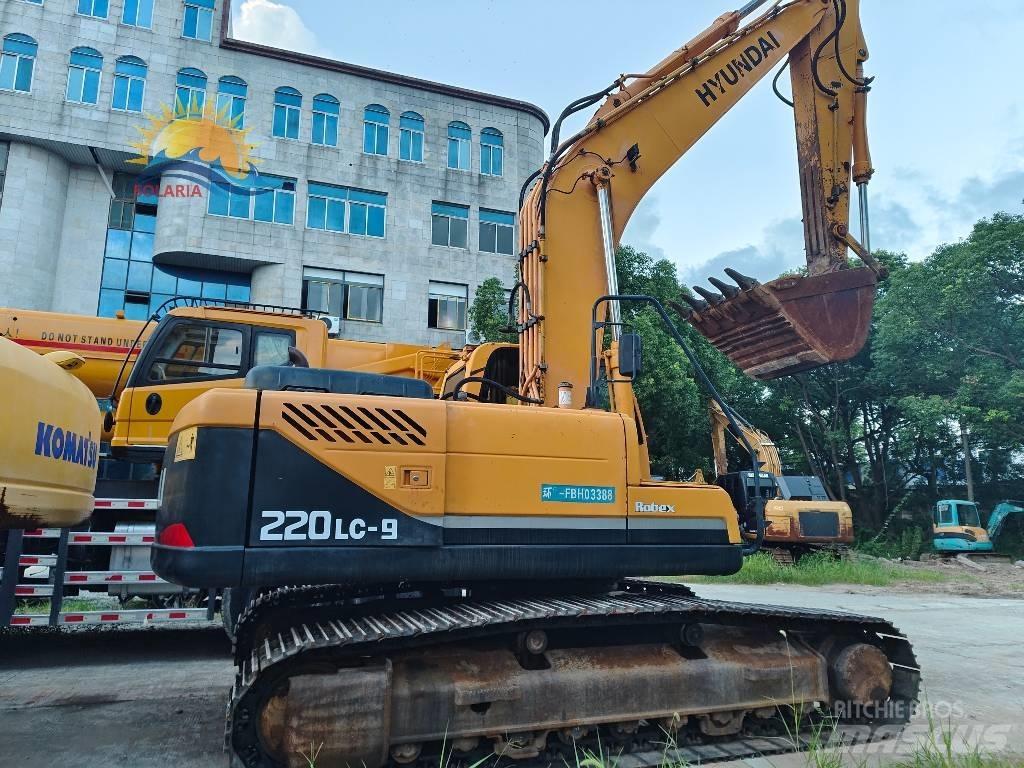 Hyundai R 220LC-9S Kāpurķēžu ekskavatori