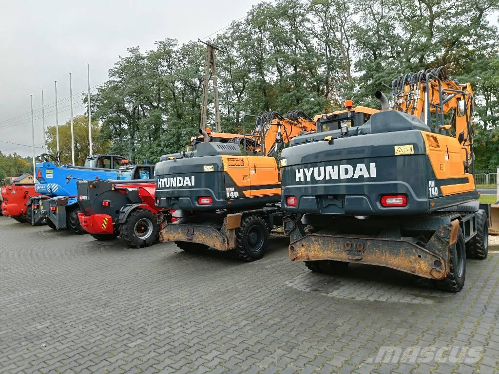 Hyundai HW140 Ekskavatori uz riteņiem