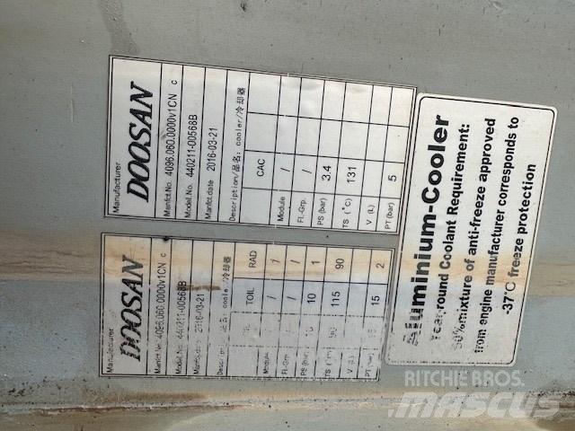 Doosan DL 450-5 Radiatori