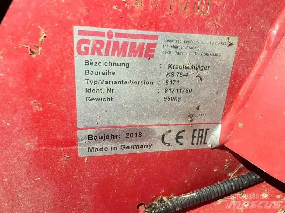 Grimme KS 75-4 Kartupeļu tehnika - Citi