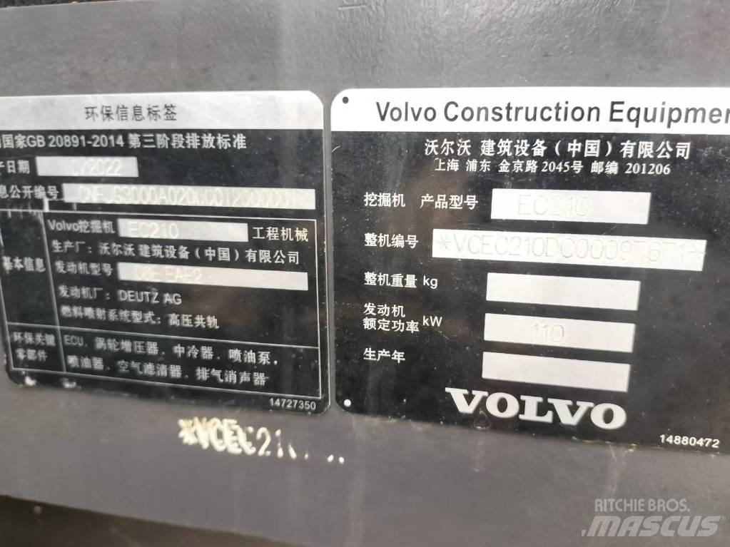 Volvo EC 210 Kāpurķēžu ekskavatori