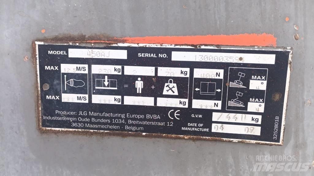 JLG 450 AJS II Strēles pacēlāji