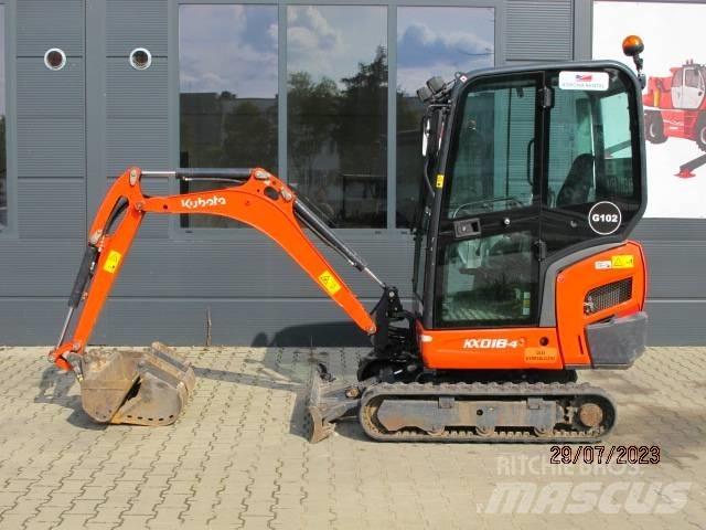 Kubota KX 018-4 Mini ekskavatori < 7 t