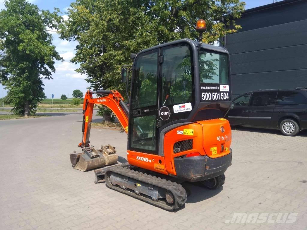 Kubota KX 018-4 Mini ekskavatori < 7 t