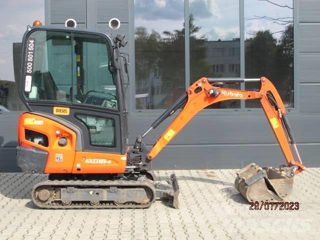 Kubota KX 018-4 Mini ekskavatori < 7 t