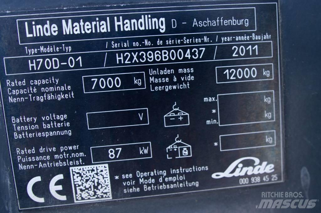 Linde H70D-01 Tehnika ar dīzeļa dzinēju
